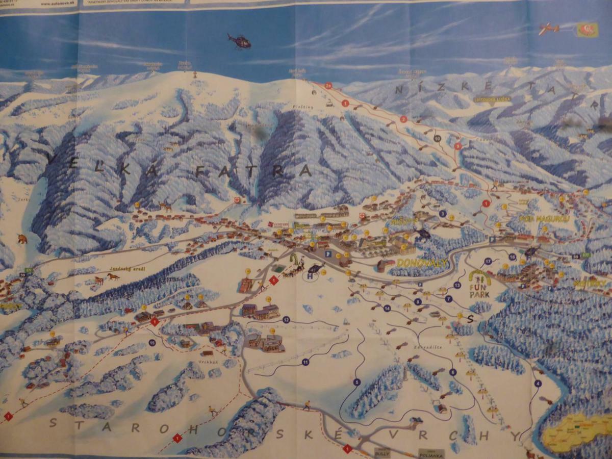 Apartmán Tatran A 12 Donovaly Esterno foto